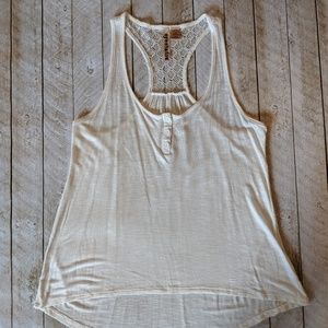 Boho Cream Tank Top